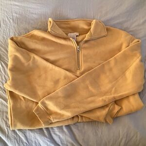 If it were me yellow lightweight sweatshirt